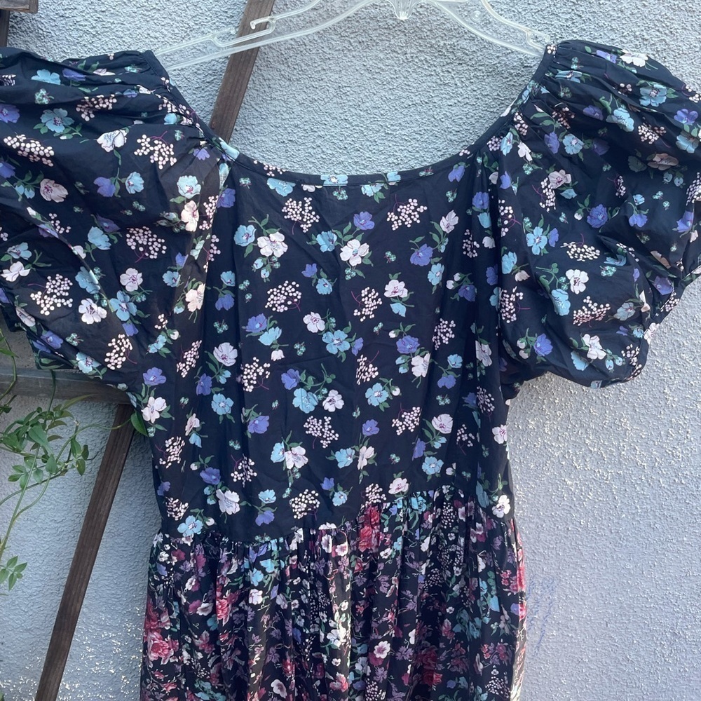 LoveShackFancy Lais Floral Puff Sleeve Dress - Picture 13 of 16